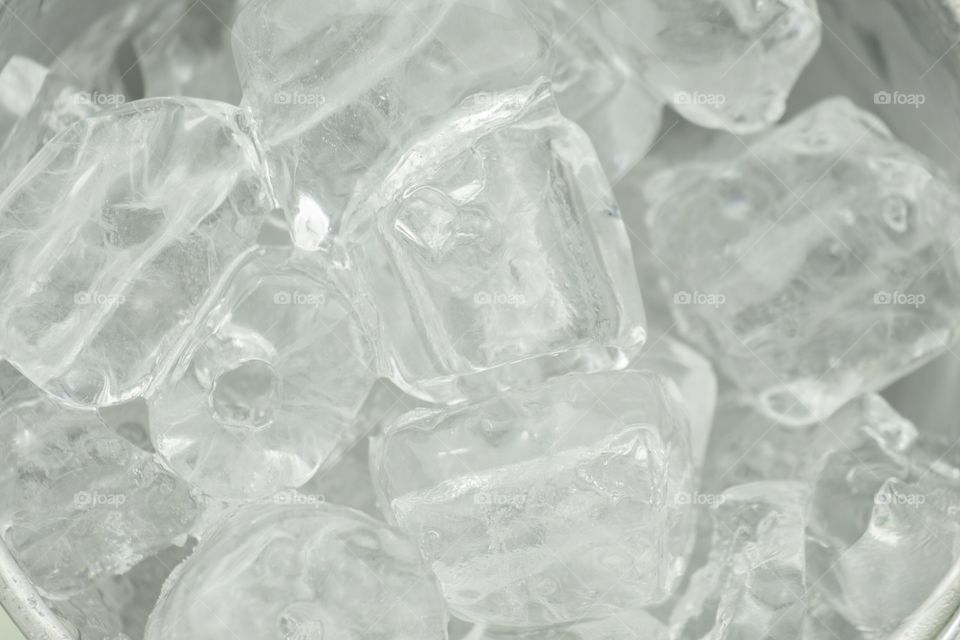 ice cubes in the box