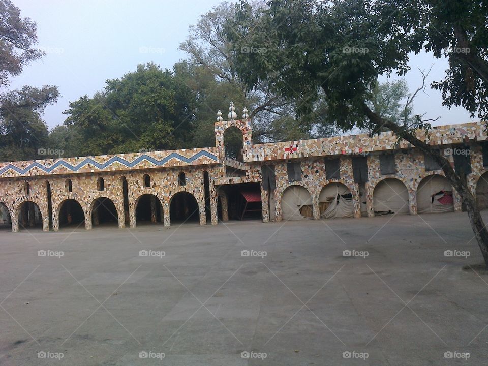 Rock Garden Chandigarh, is a sculpture garden made from waste material- A best tourist spot. Founded by NEK CHAND.