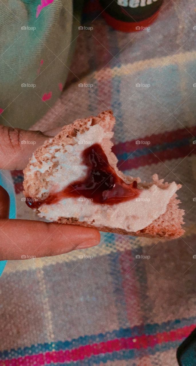 Bread with favorite jam 🍞