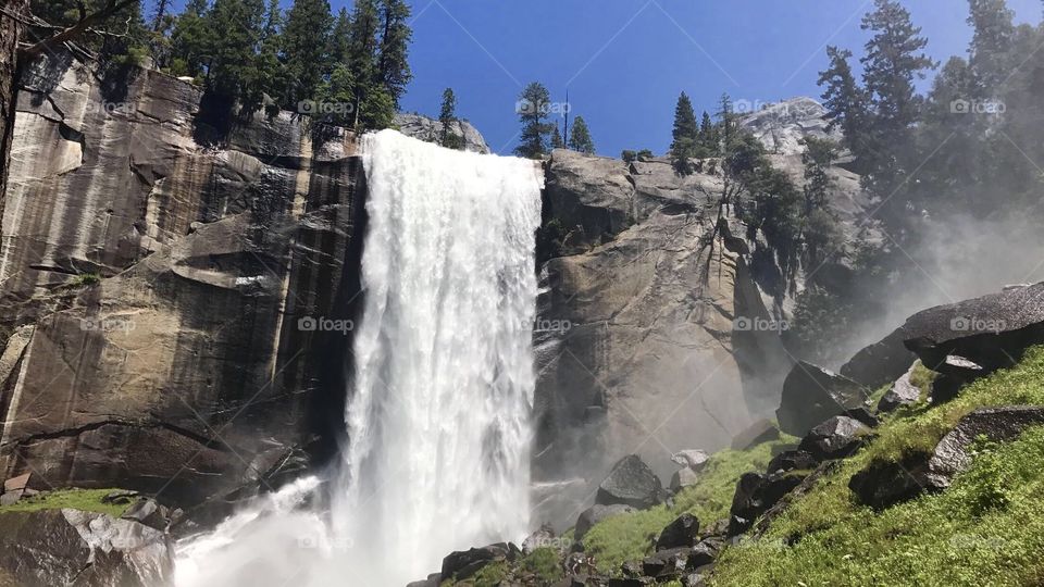 Vernal falls in Yosemite 