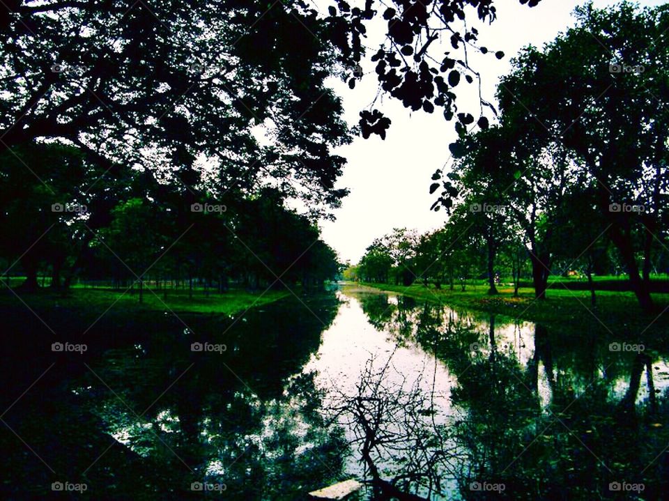 Beautiful park in ayutthaya