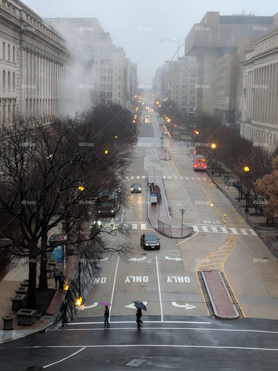 Downtown DC in Mist