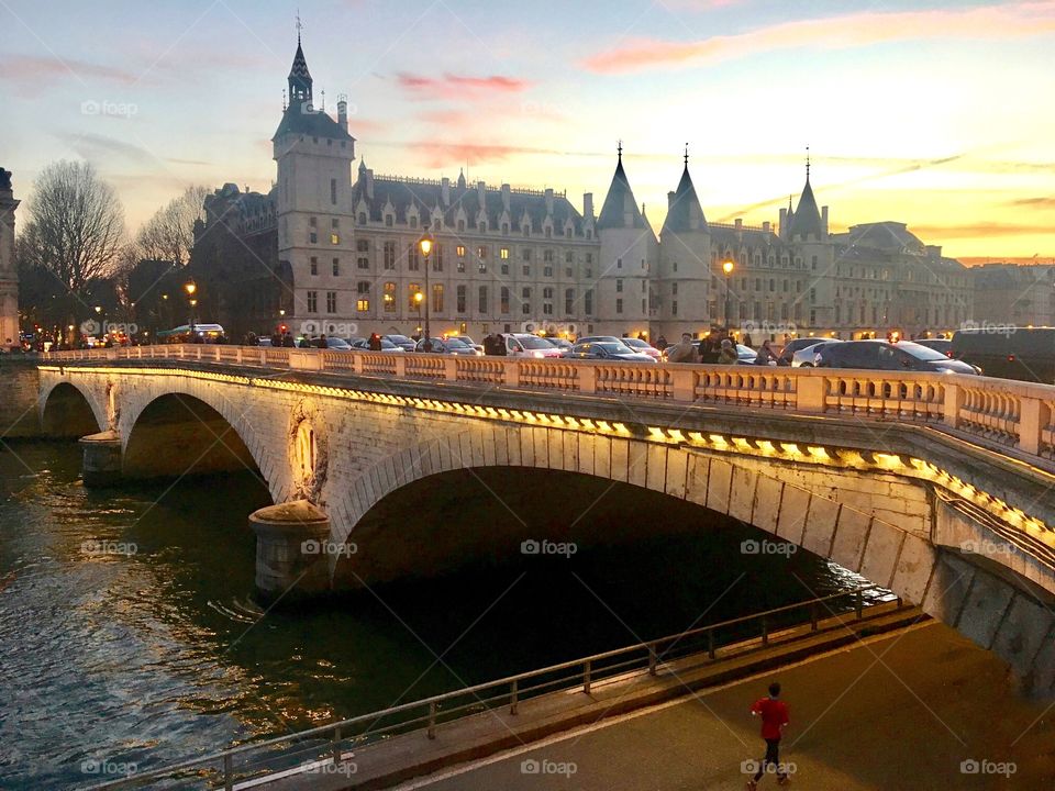Paris sunset 