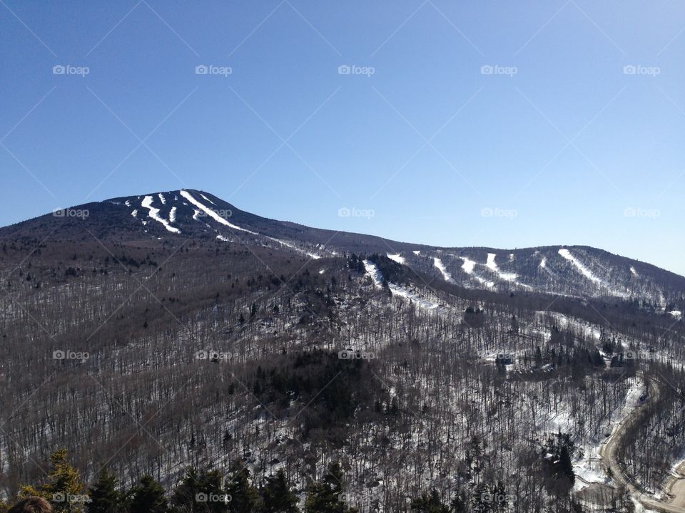 Snow, Mountain, Landscape, No Person, Travel