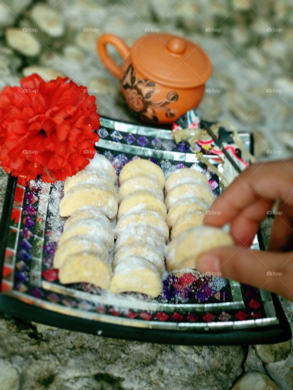 snow cookies traditional Indonesia