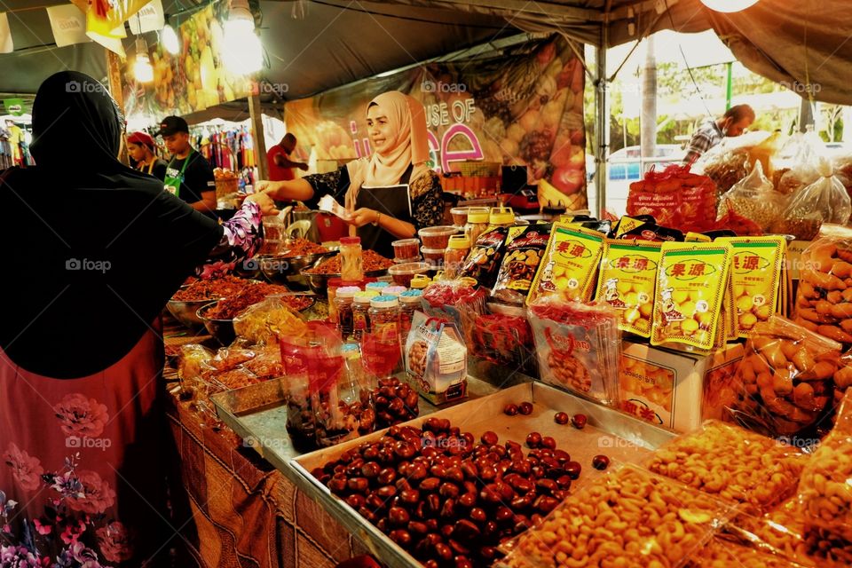 Nuts and spices sold at Malaysian and Thailand Food Festival