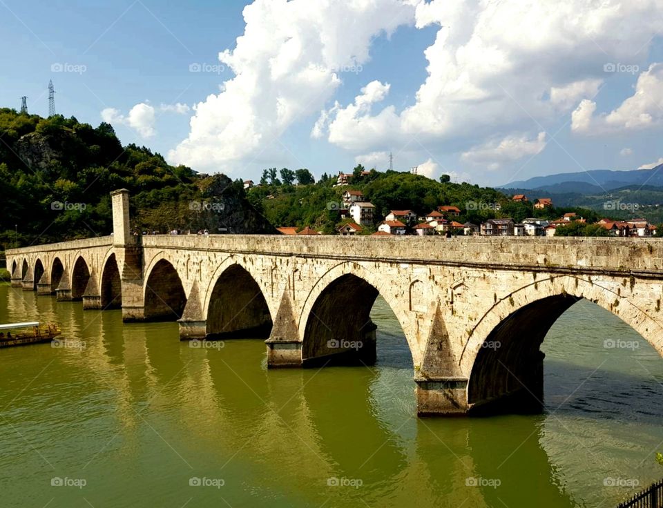 town visegrad, bosnia