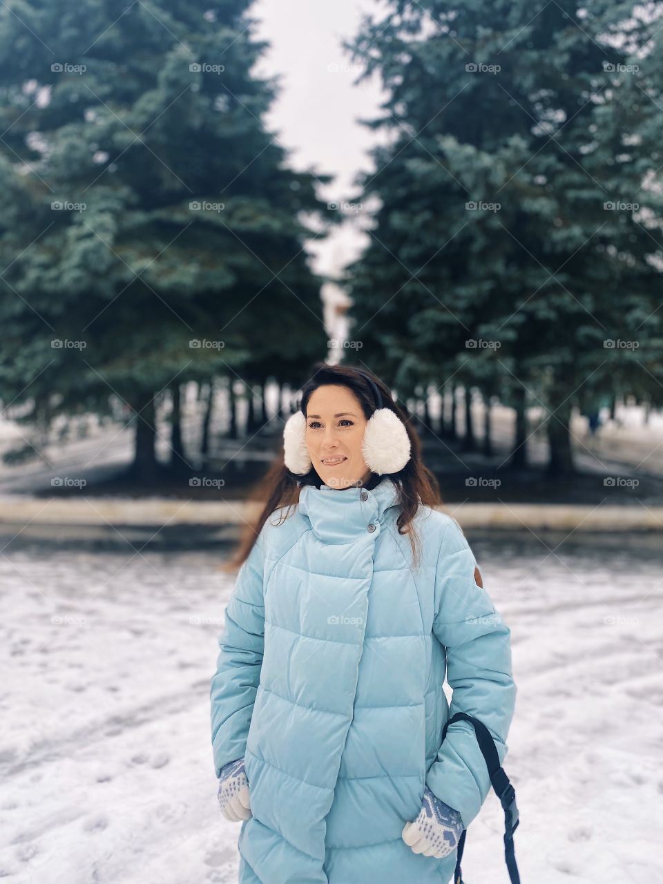 Outdoors girl portrait