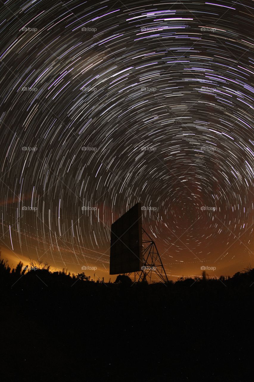 Star trails.