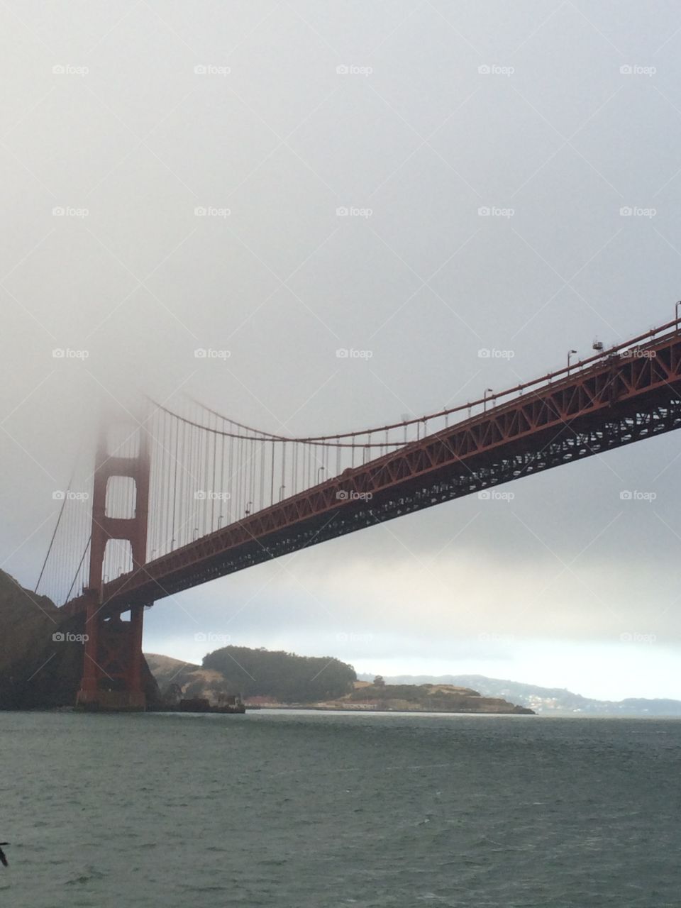 Golden Gate Bridge from San Francisco Bay.