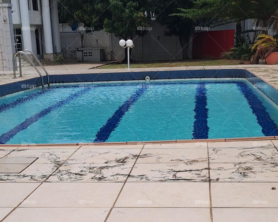 View from the pool side