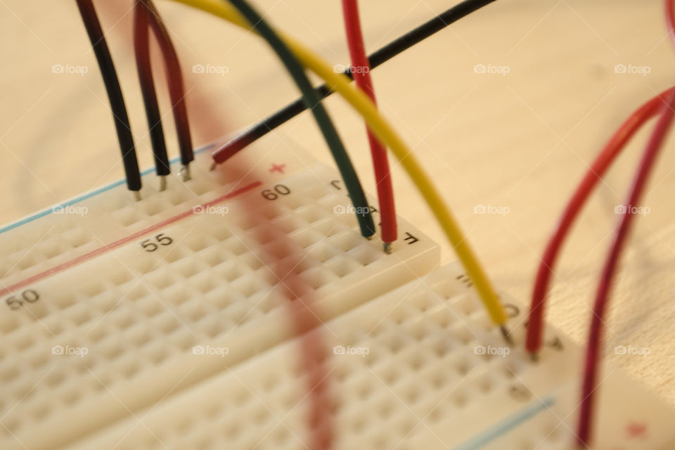 Wires in Bread Board 2