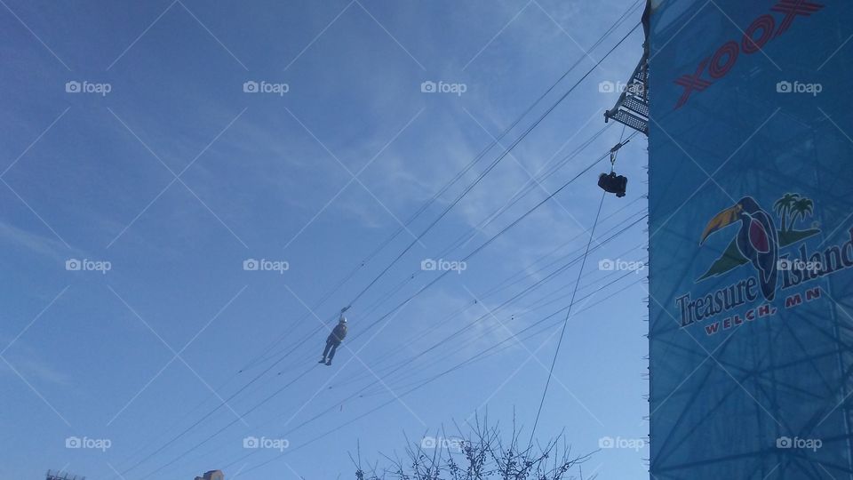 Sky, Wire, Power, High, Danger