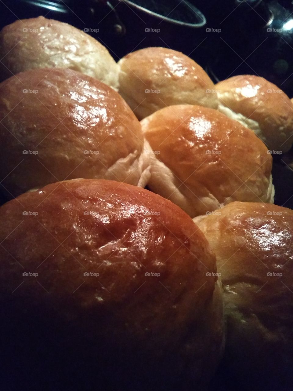 Japanese Hokkaido milk bread buns