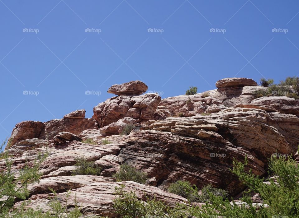 Rock Formation at Red Rock Canyon, Las Vegas