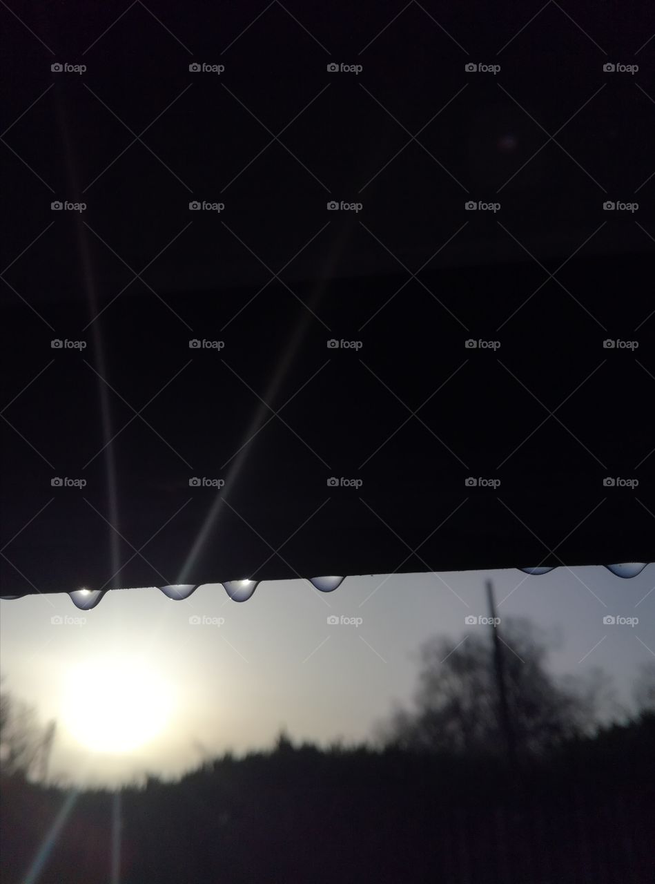 gouttes d'eau, water