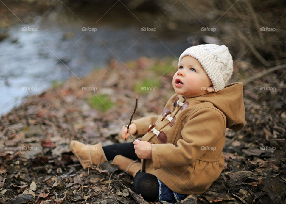 Baby, Nature, Stream, Fashion