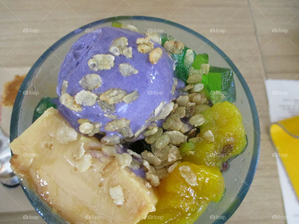 Filipino asian cuisine halo halo