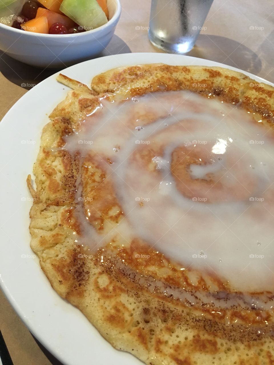 Cinnamon Roll Pancakes 