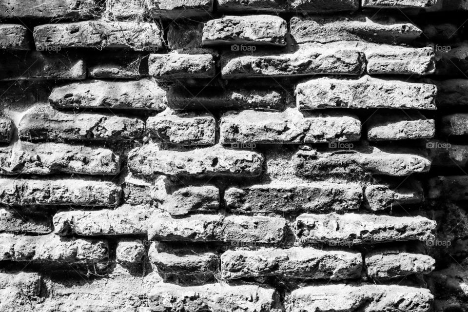 the bricks texture in BW