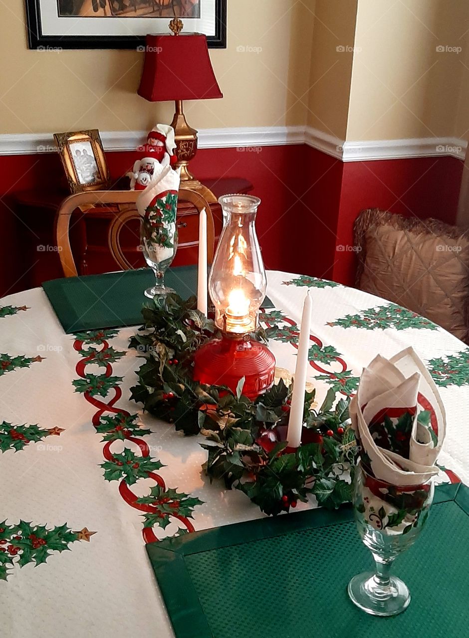 Christmas Dining Table
