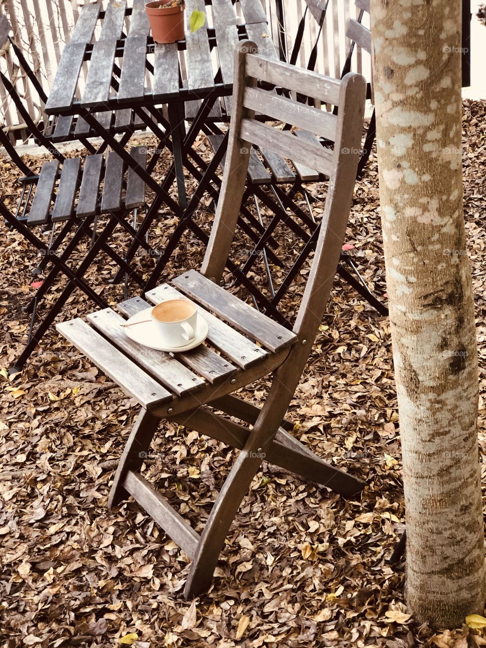 Quiet coffee session 