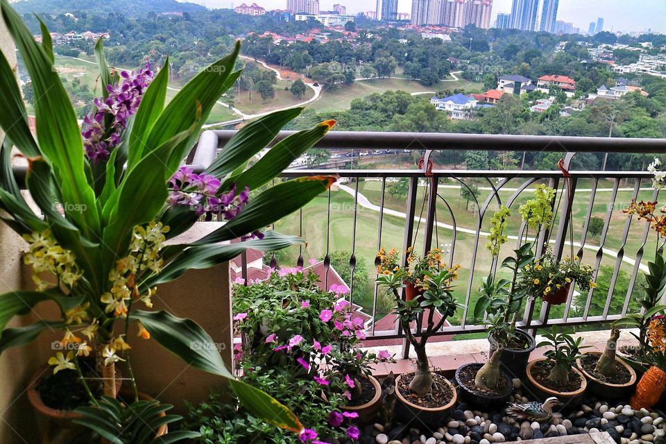 View from balcony Kuala Lumpur 