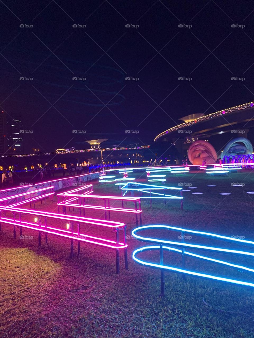 Neon lights playground 