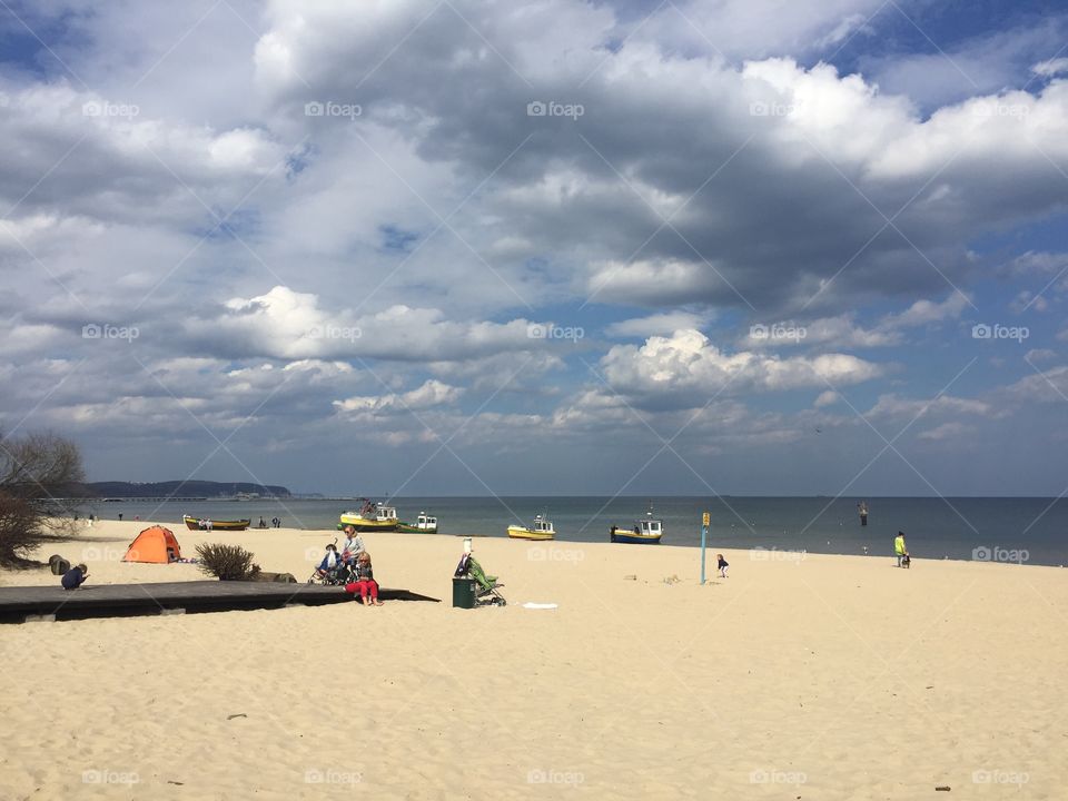 Sunny day on The beach 