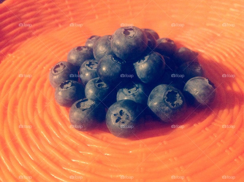 Blue berry edible art 
