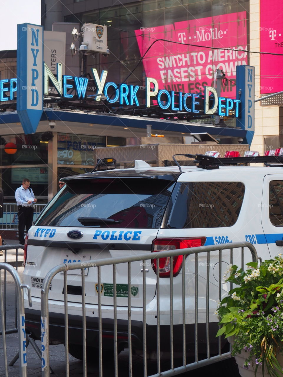 Nypd New York Police Station a Times Square, NYC