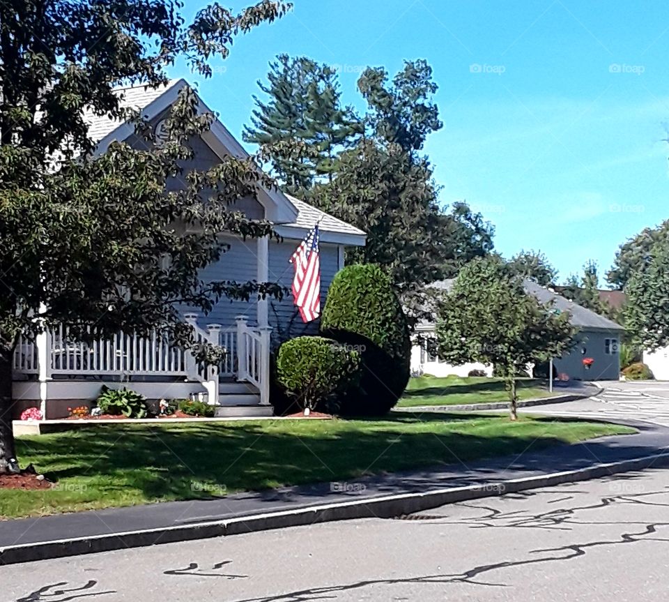 Neighborhood scene