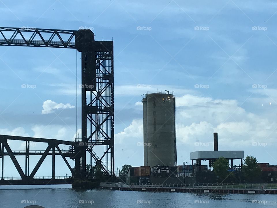 Train bridge, Cleveland OH