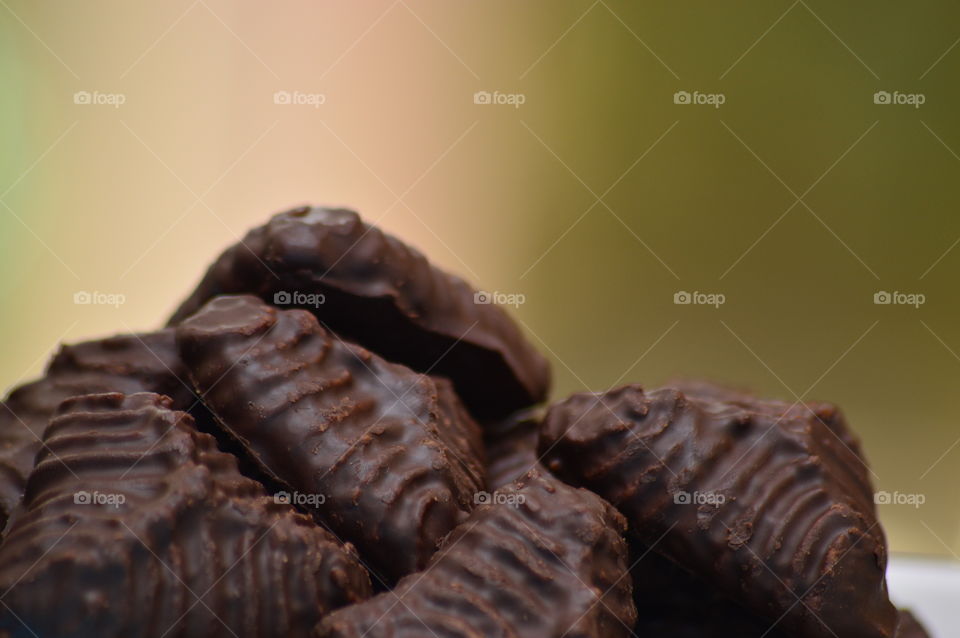 Close-up of a chocolate