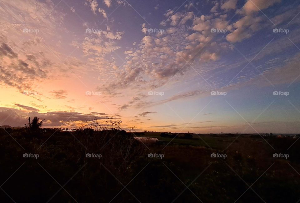 Evening scenery..Isn't it peaceful to watch the sunset?   #beautifulsunset