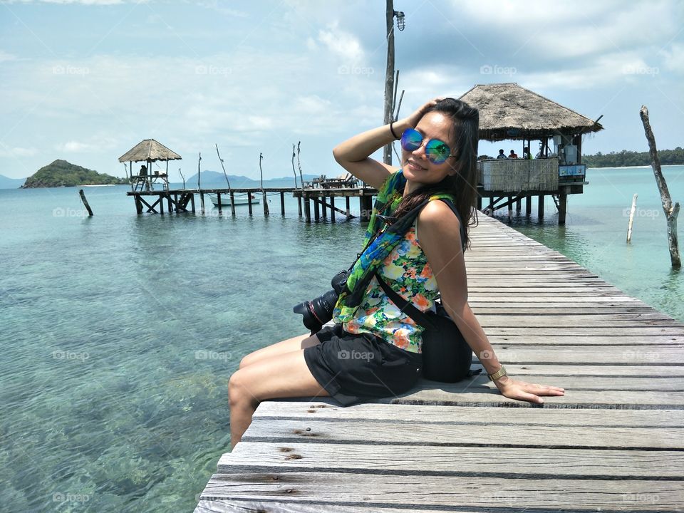 beautiful view point Koh Mak Island Trat Thailand