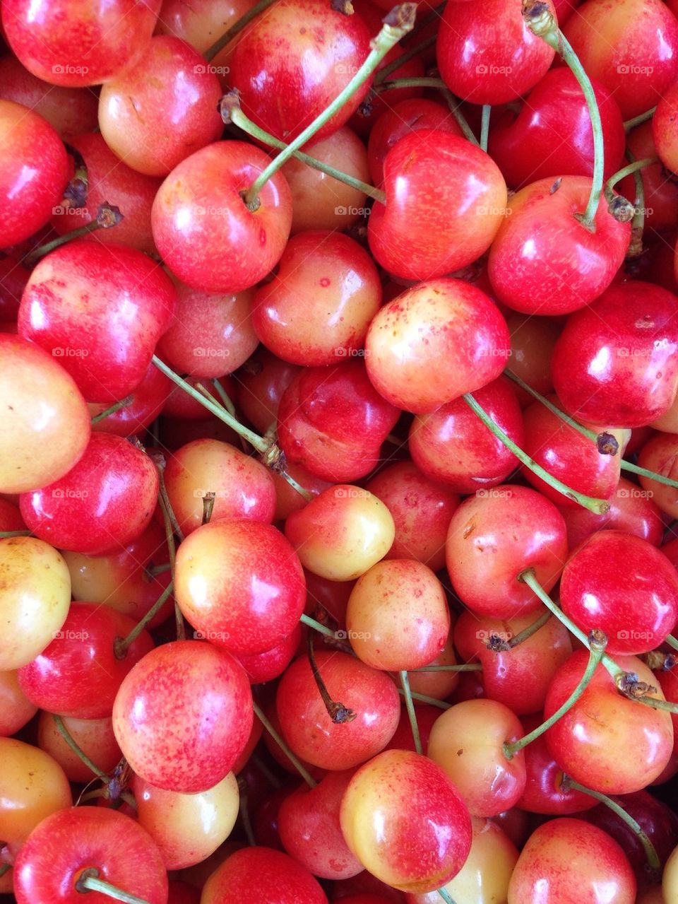 Red cherries