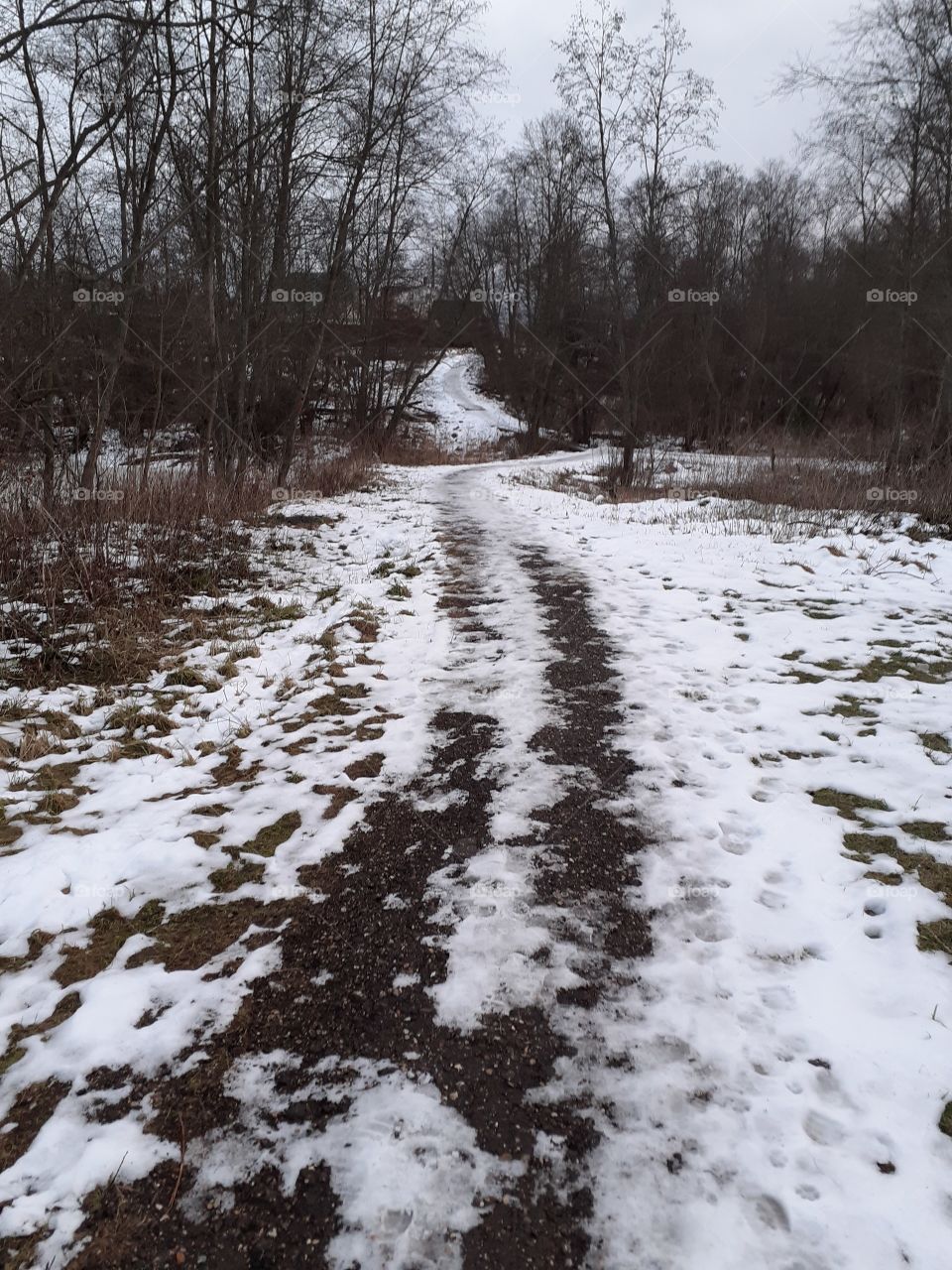 зима январь