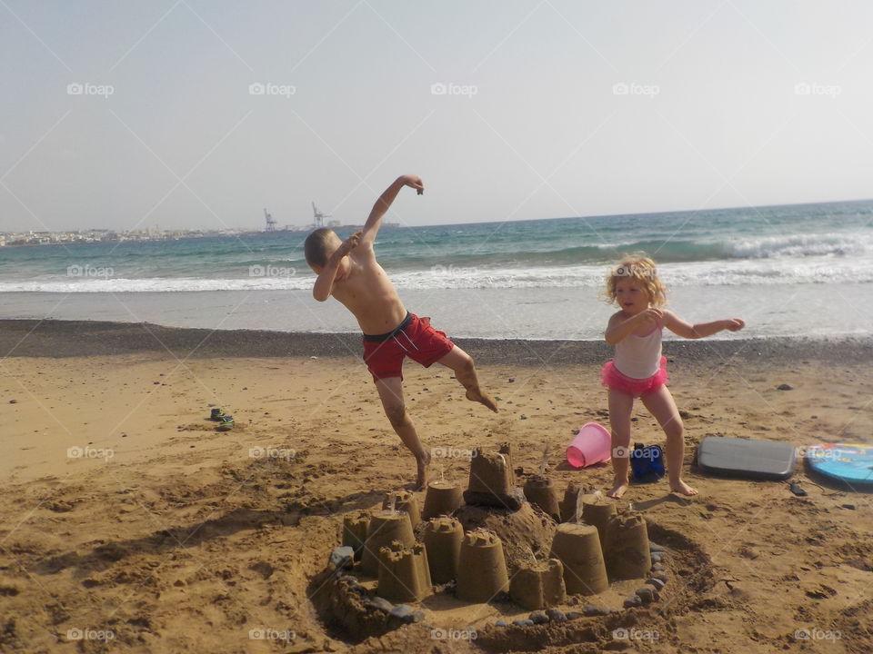 Dab in playa Blanca, Fuerteventura 