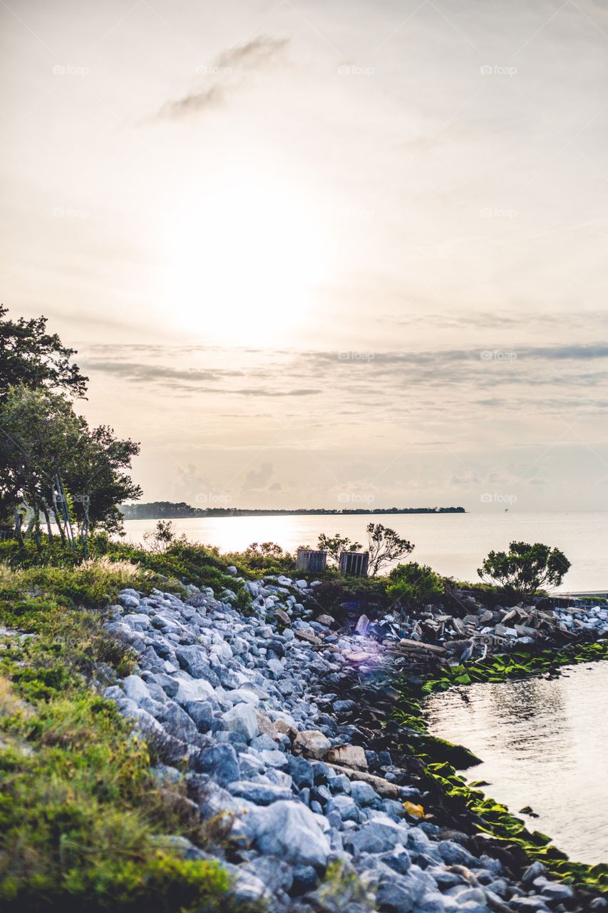 Sunset on the bay