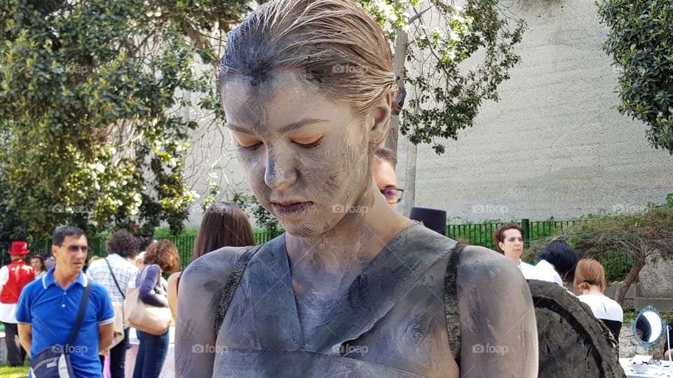 Steampunk girl, Cagliari, Italy