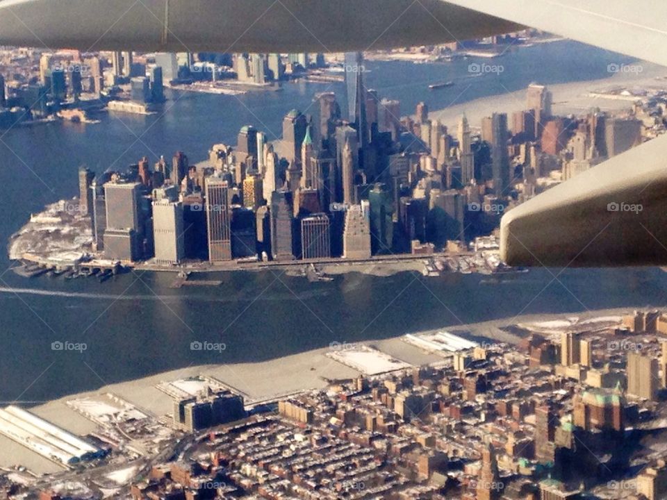 Manhattan flyby
