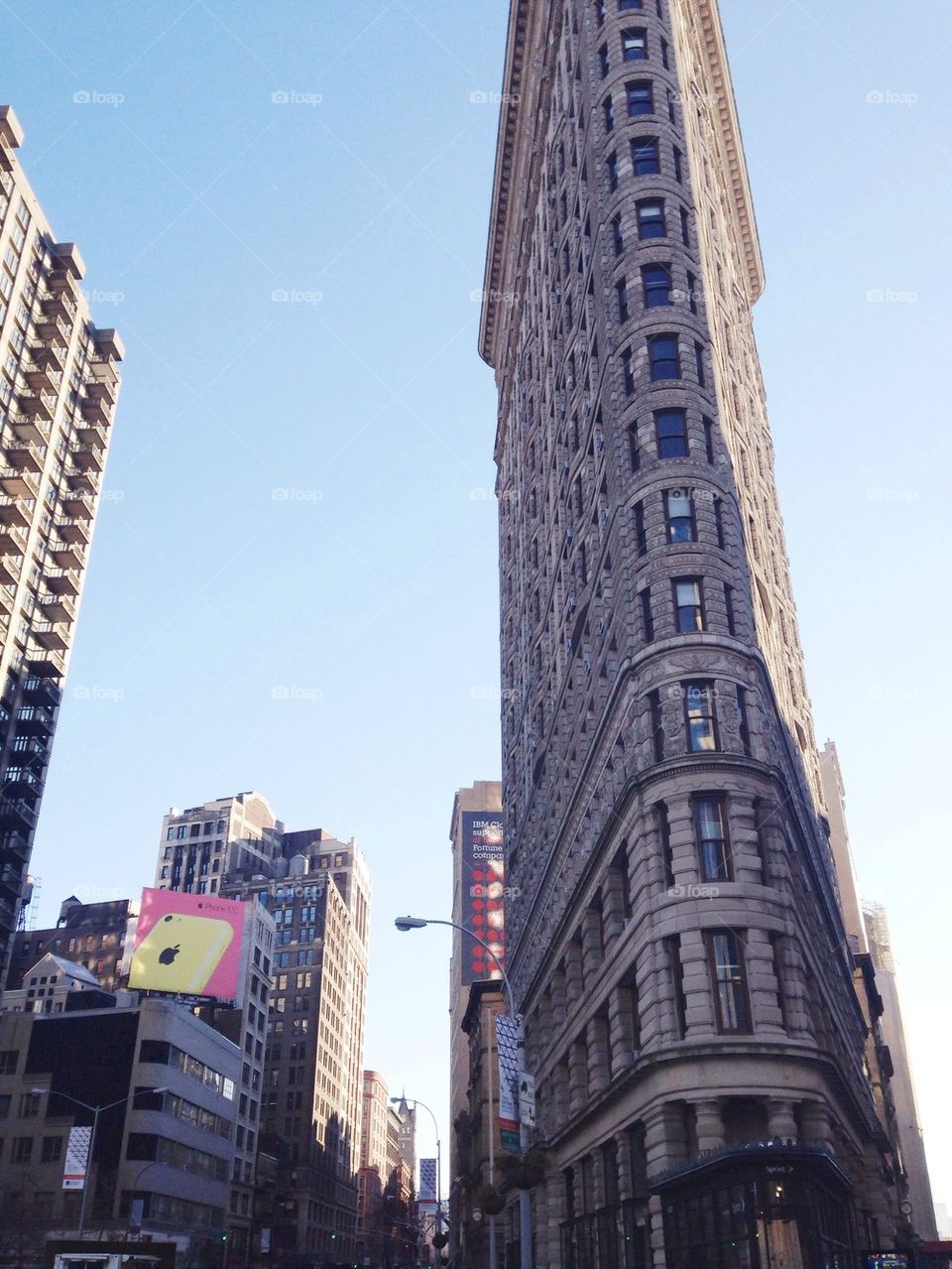 Flat iron building in NYC