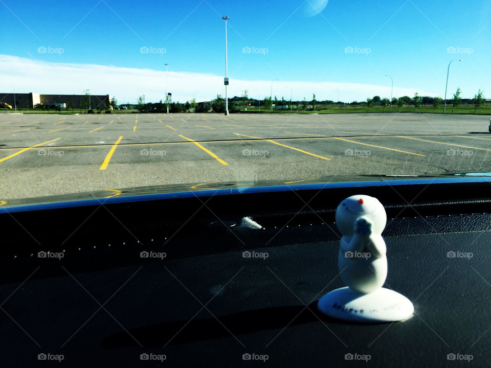 Never seen a mall parking lot this empty before...