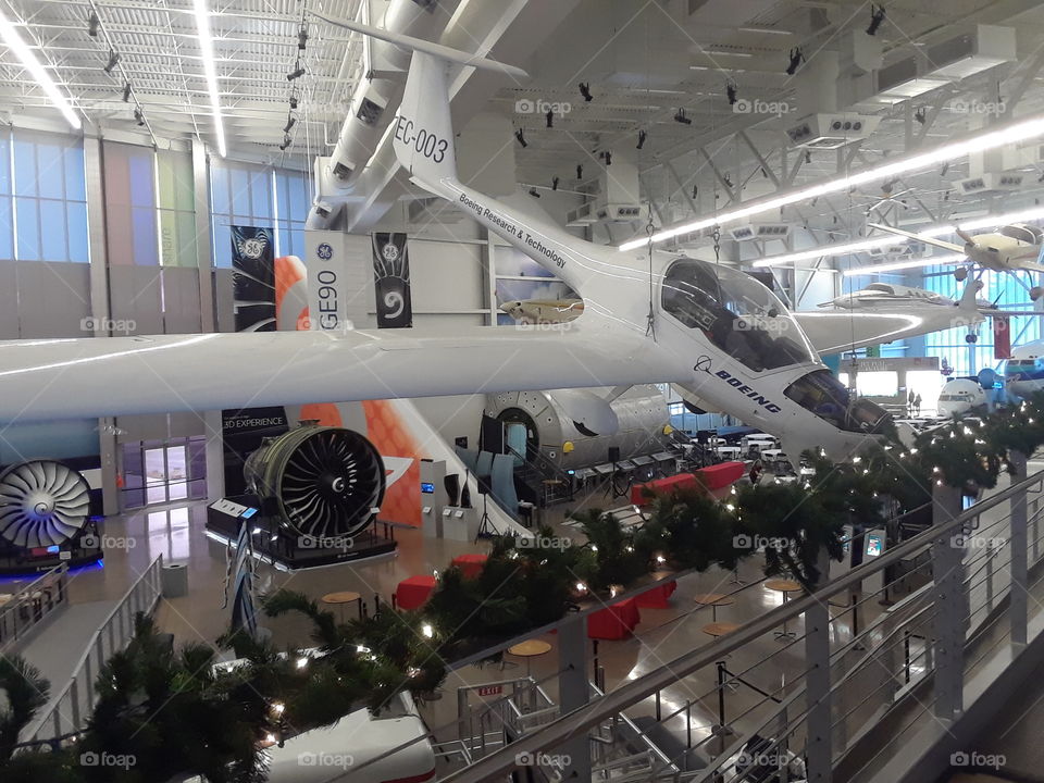 Decorations at Boeing Gallery