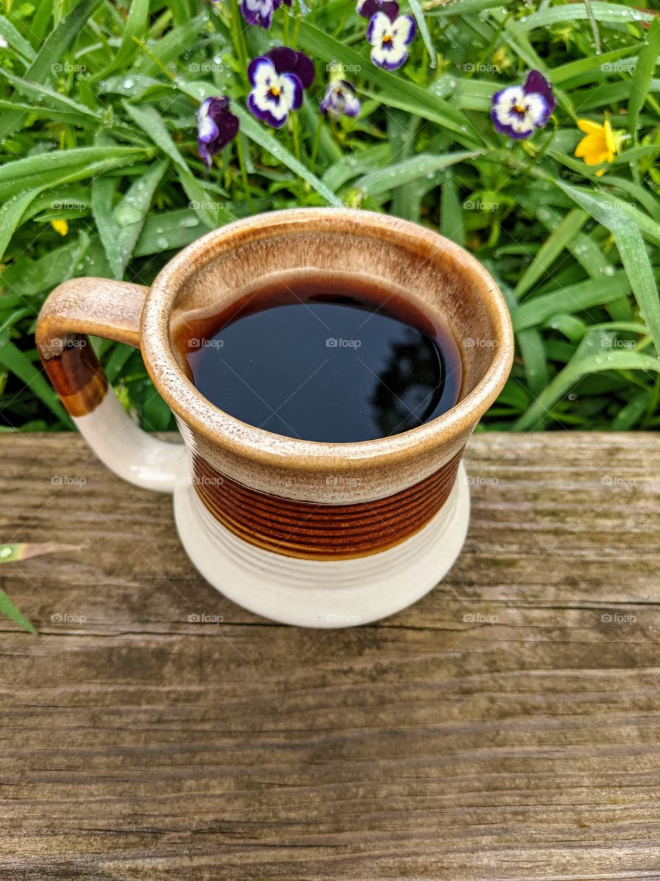 My coffee kick in the morning