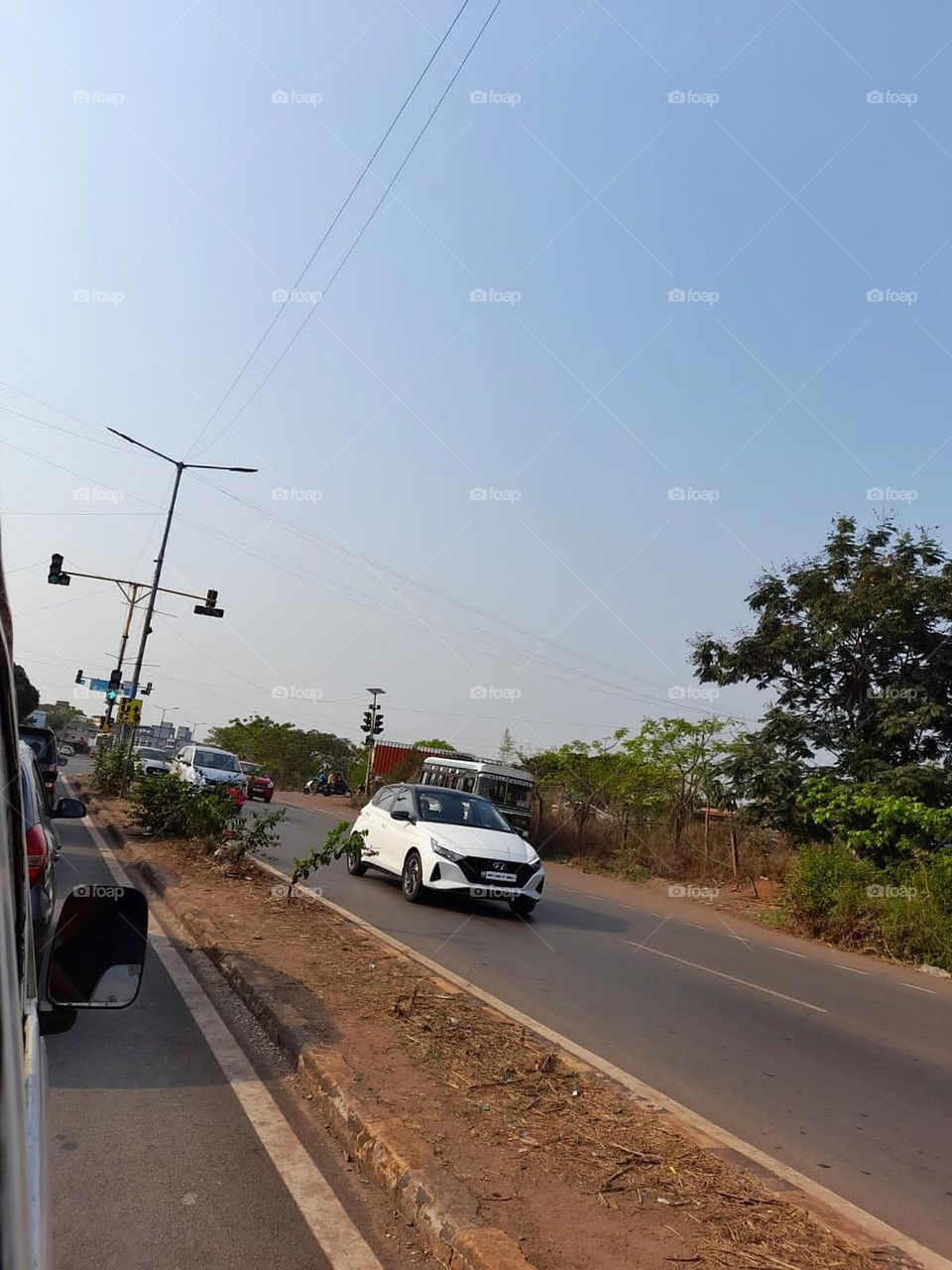 wide angle road photography.