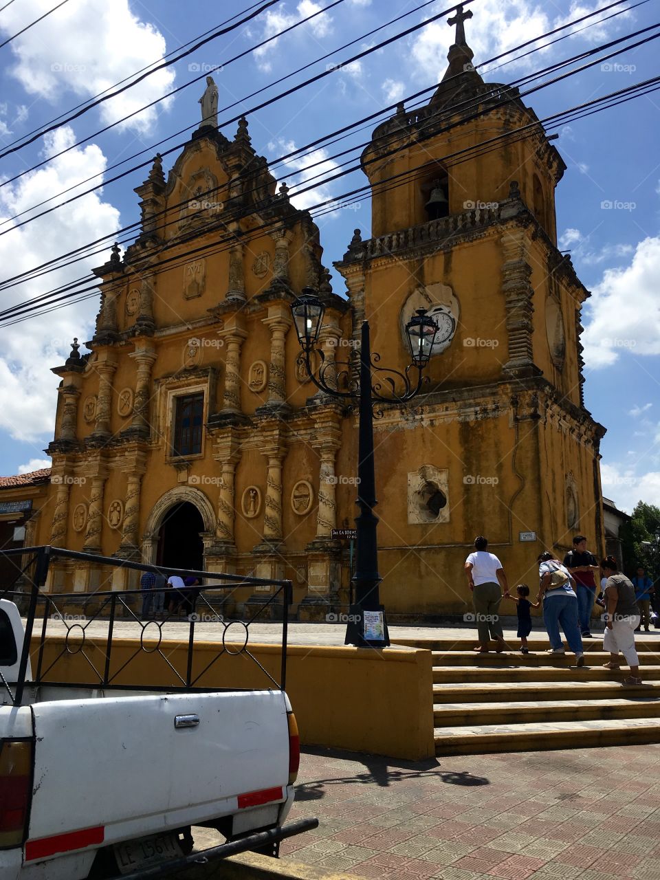 Old Spanish church in Leon, Nicaragua 