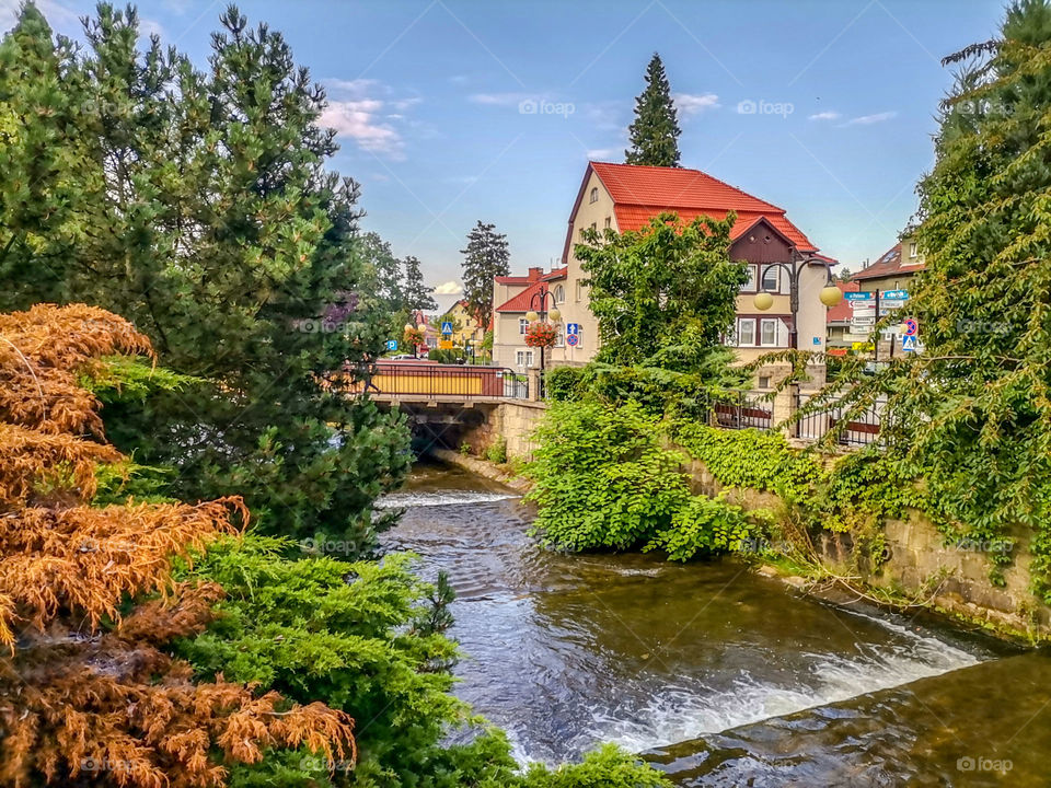 Polanica Zdrój rzeka Bystrzyca Dusznicka