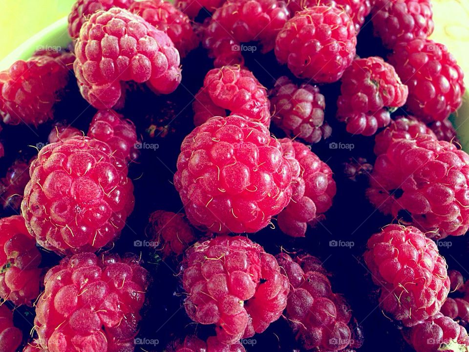 Sweet raspberry time.
